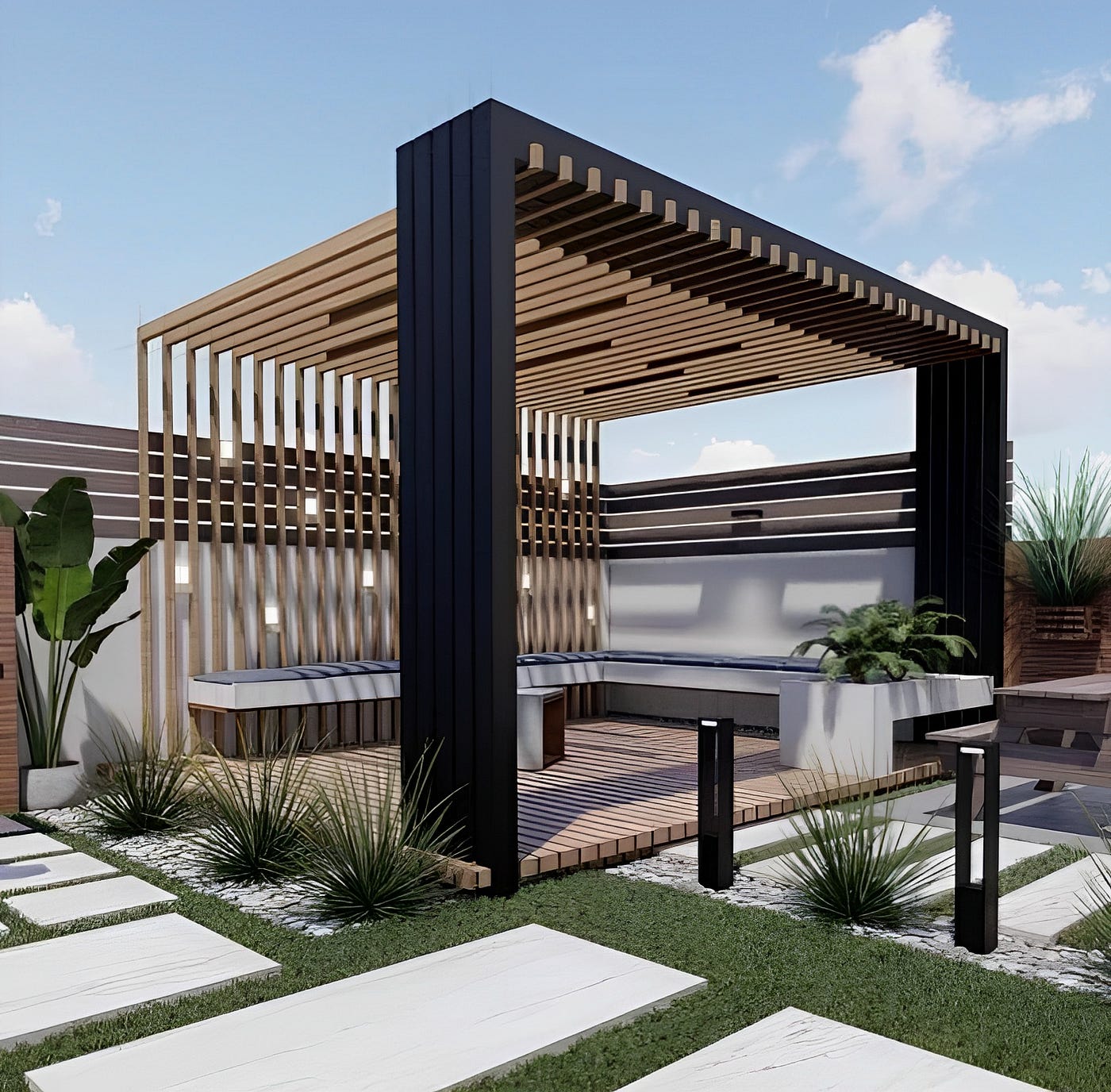 خامات برجولات الاحساء – متانة وجمال يدومان طويلاً