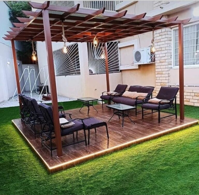 مظلات جلسات خارجية في الاحساء – راحة وأناقة في الهواء الطلق