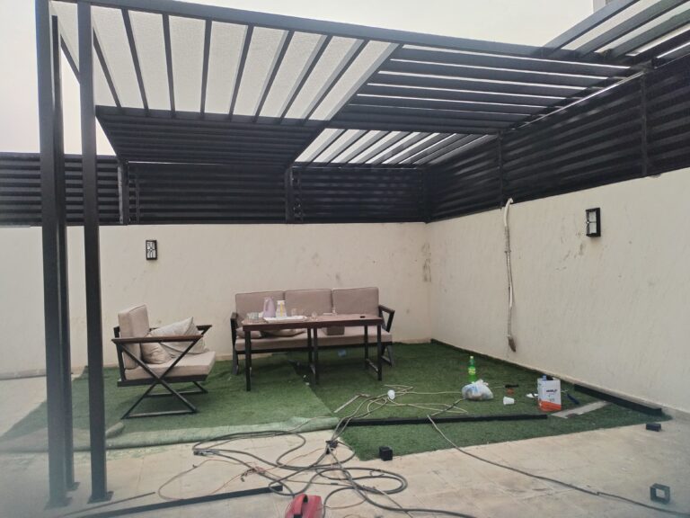 أنواع البرجولات في الاحساء – خشبية، حديد، وألومنيوم